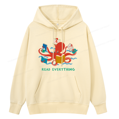 Pagewings Read Everything Unisex Classic Hoodie