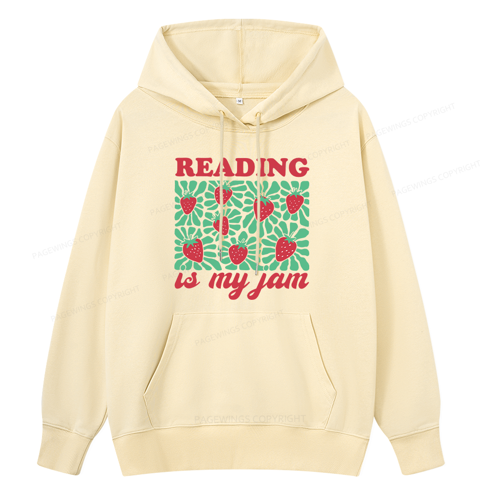 Pagewings Reading Is My Jam Unisex Classic Hoodie