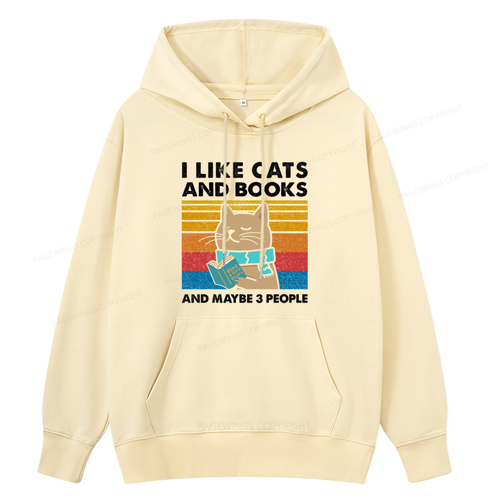 Pagewings Like Book And Maybe 3 People Unisex Classic Hoodie