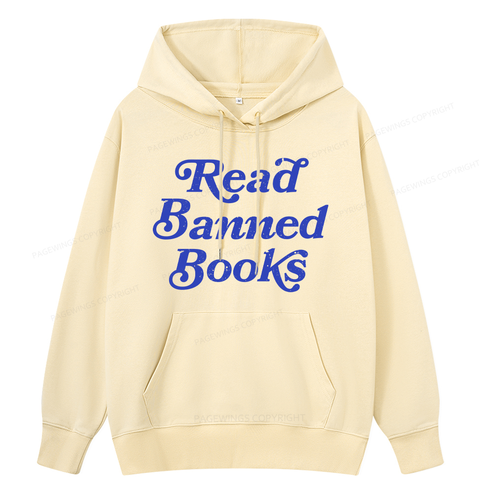 Pagewings Read Banned Books Unisex Classic Hoodie