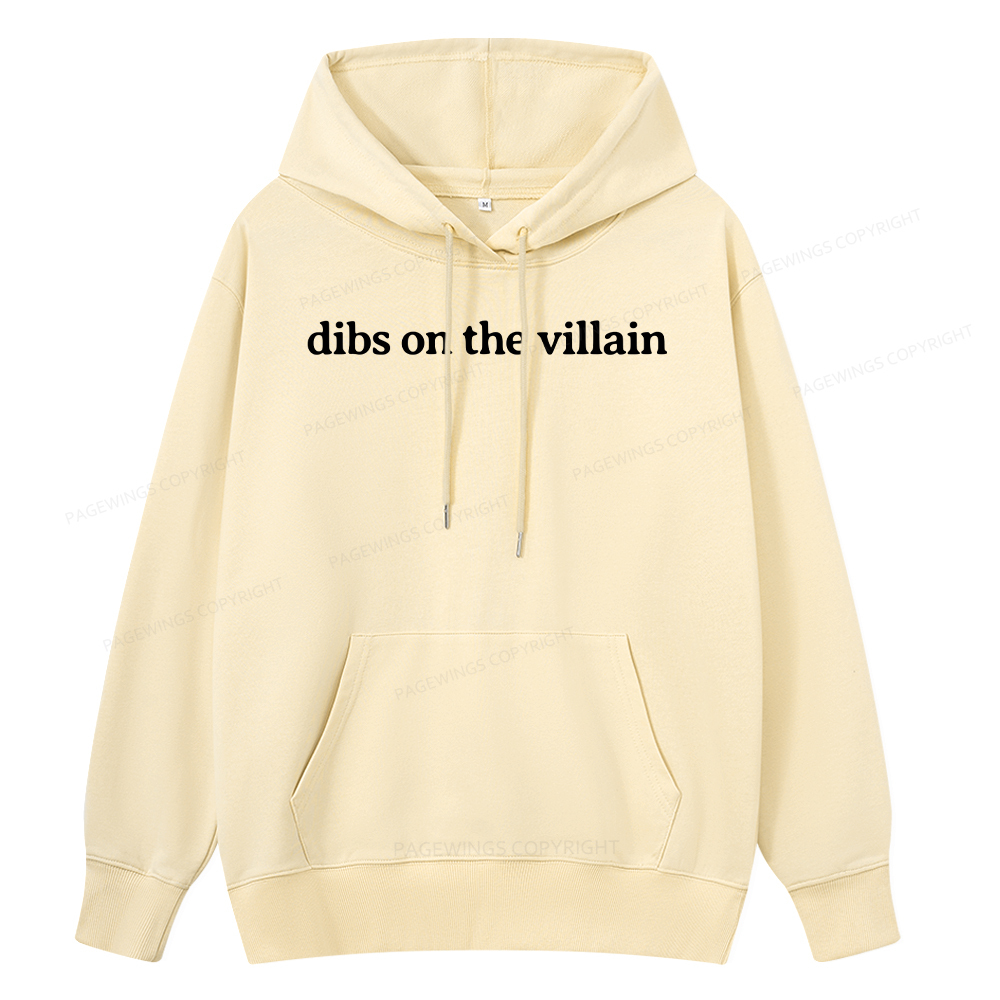 Pagewings Dibs On The Villain Unisex Classic Hoodie