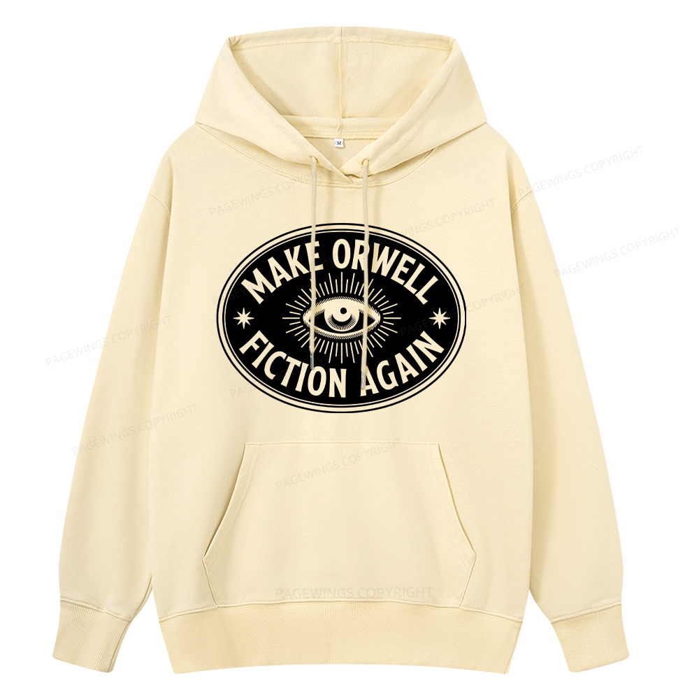 Pagewings Make Orwell Fiction Again Unisex Classic Hoodie