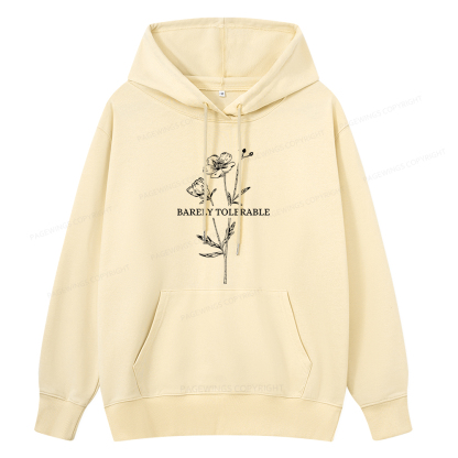 Pagewings Barely Tolerable Unisex Classic Hoodie