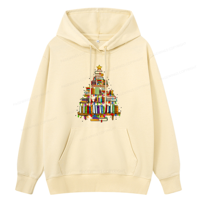 Pagewings Christmas Books Tree Unisex Classic Hoodie