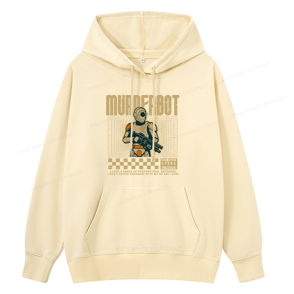 Pagewings Sci-Fiction Robot Hobby Unisex Classic Hoodie