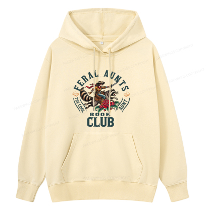 Pagewings Feral Aunt Social Book Club Unisex Classic Hoodie