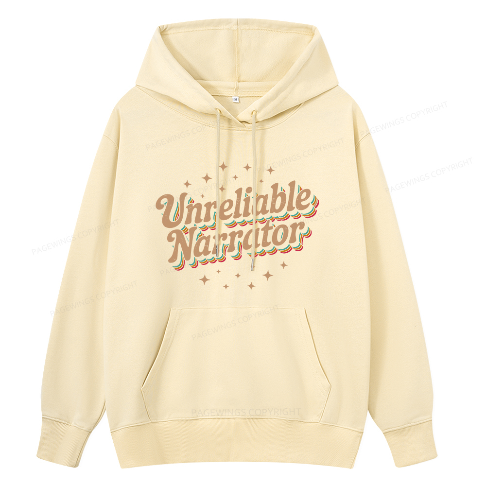 Pagewings Unreliable Narrator Unisex Classic Hoodie