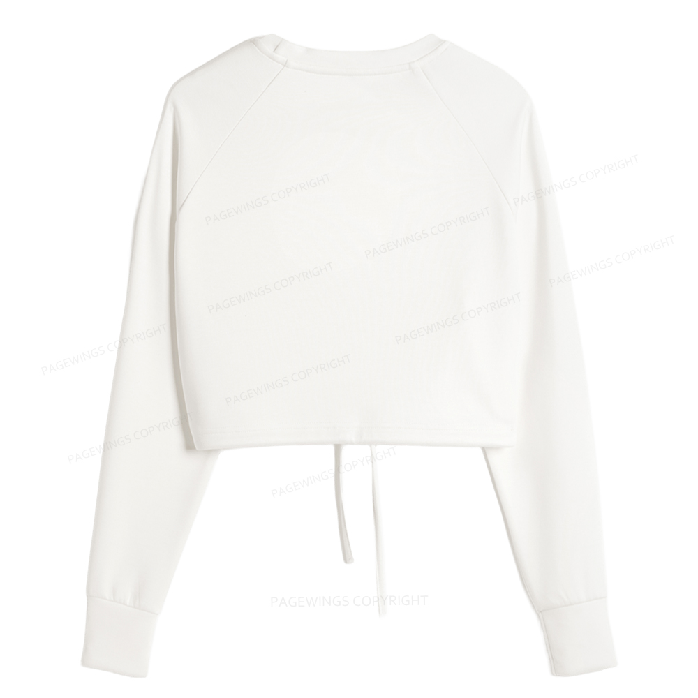 A-空气层截短卫衣上架模版Pagewings I'm With The Banned Women Cropped Sweatshirt 