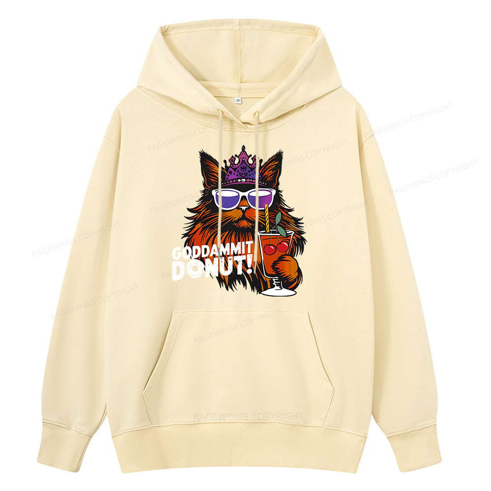 Pagewings Goddammit Donut Unisex Classic Hoodie