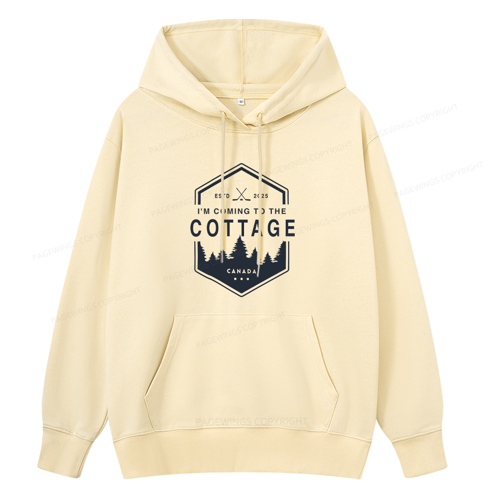 Pagewings Coming To The Cottage Unisex Classic Hoodie