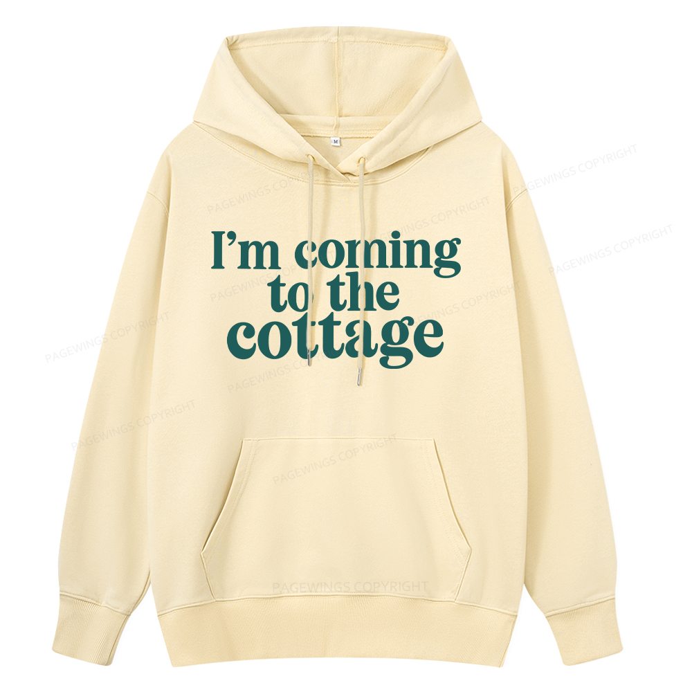 Pagewings I'm Coming To The Cottage Unisex Classic Hoodie
