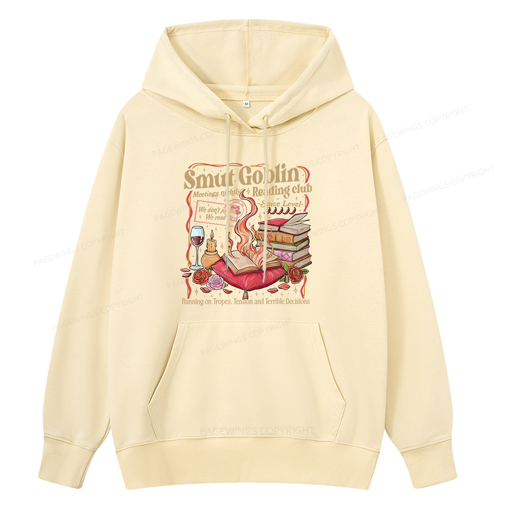 Pagewings Smut Goblin Dark Romance Bookish Unisex Classic Hoodie