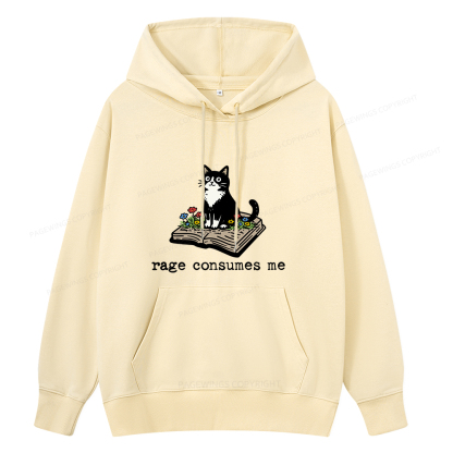 Pagewings Rage Consumes Me Unisex Classic Hoodie