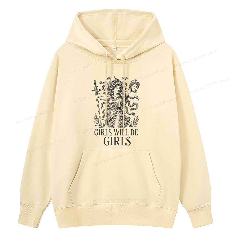 Pagewings Girls Will Be Girls Unisex Classic Hoodie