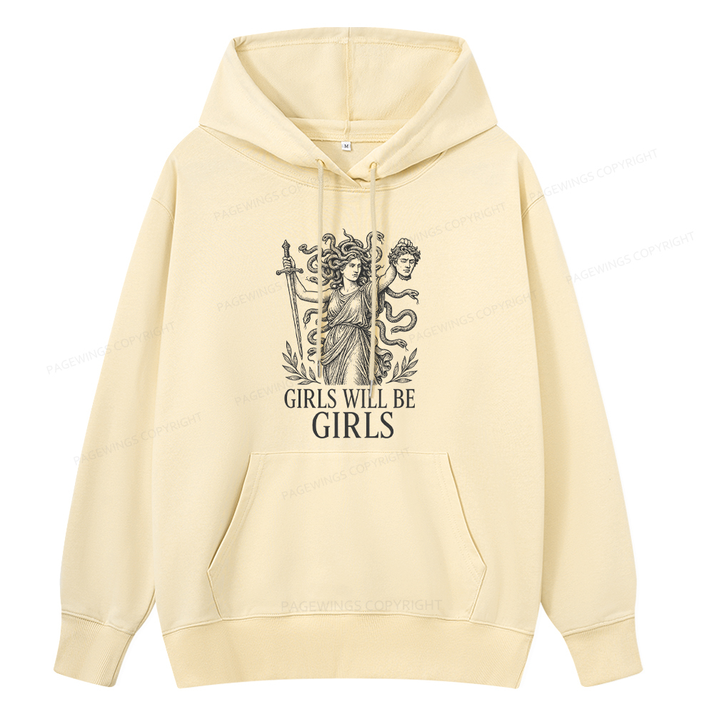 Pagewings Girls Will Be Girls Unisex Classic Hoodie