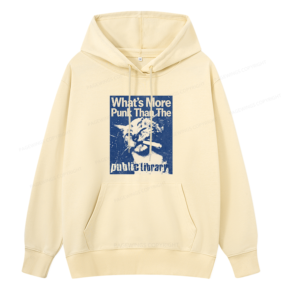 Pagewings What's More Punk Than The Public Library Unisex Classic Hoodie