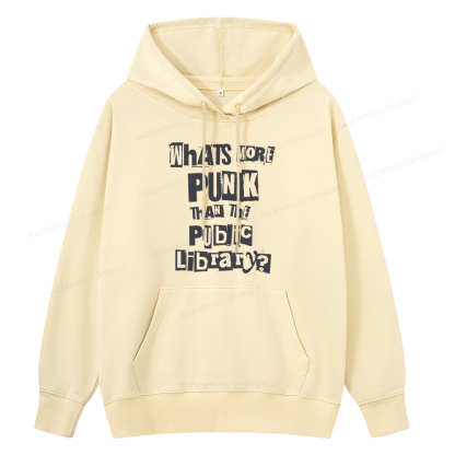 Pagewings What's More Punk Than The Public Library Unisex Classic Hoodie