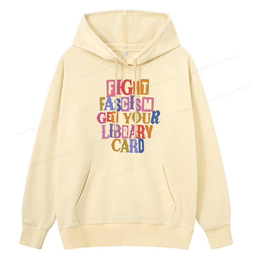 Pagewings Get Your Library Card Unisex Classic Hoodie