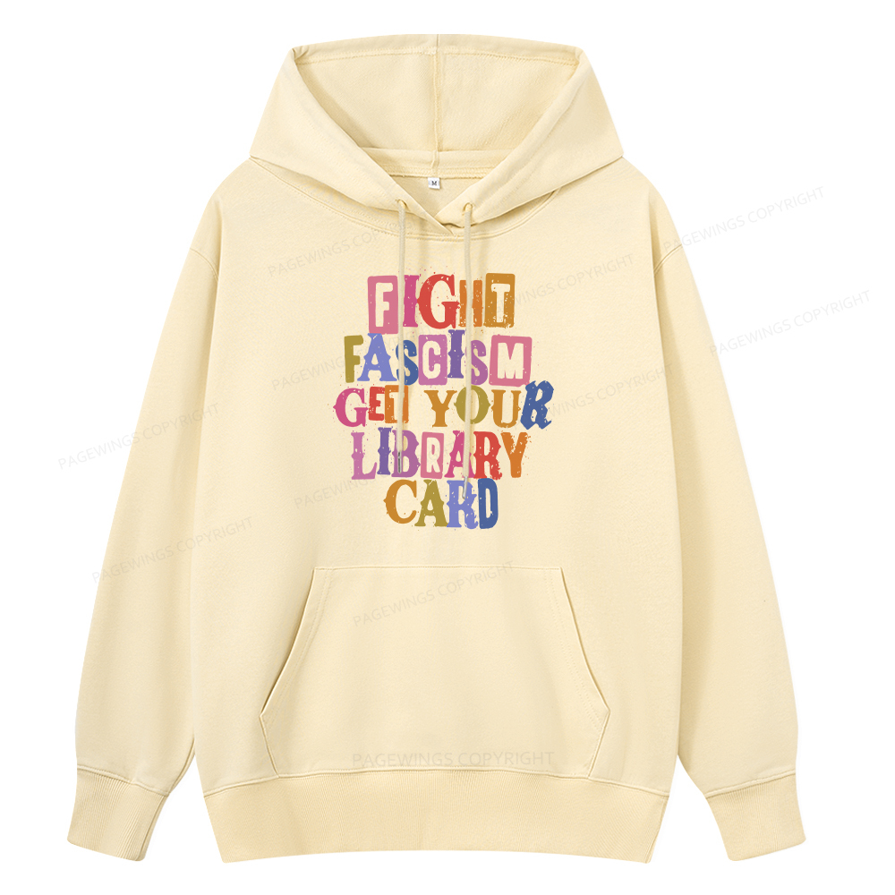 Pagewings Get Your Library Card Unisex Classic Hoodie