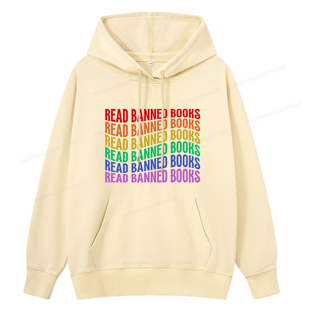 Pagewings Read Banned Books Unisex Classic Hoodie
