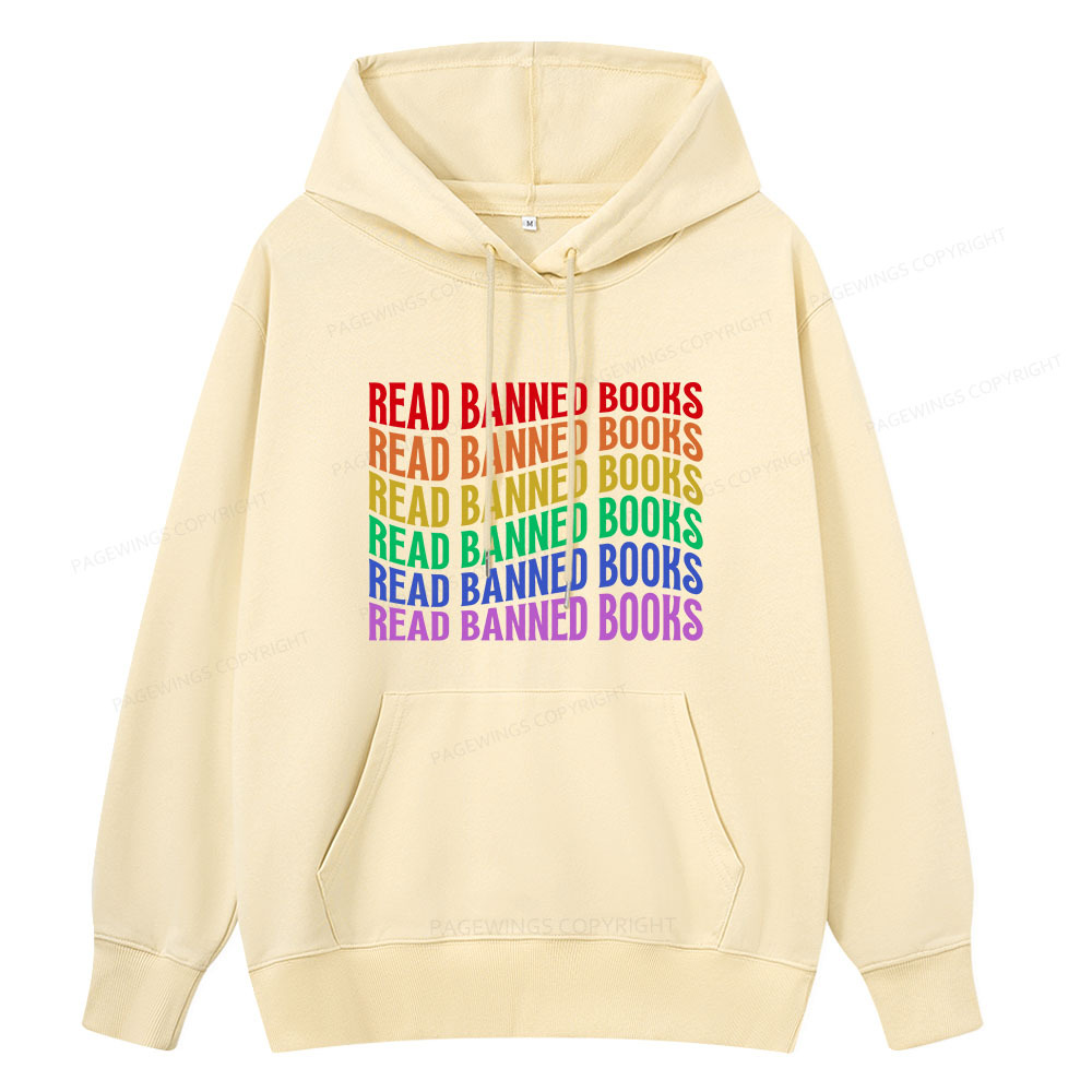 Pagewings Read Banned Books Unisex Classic Hoodie