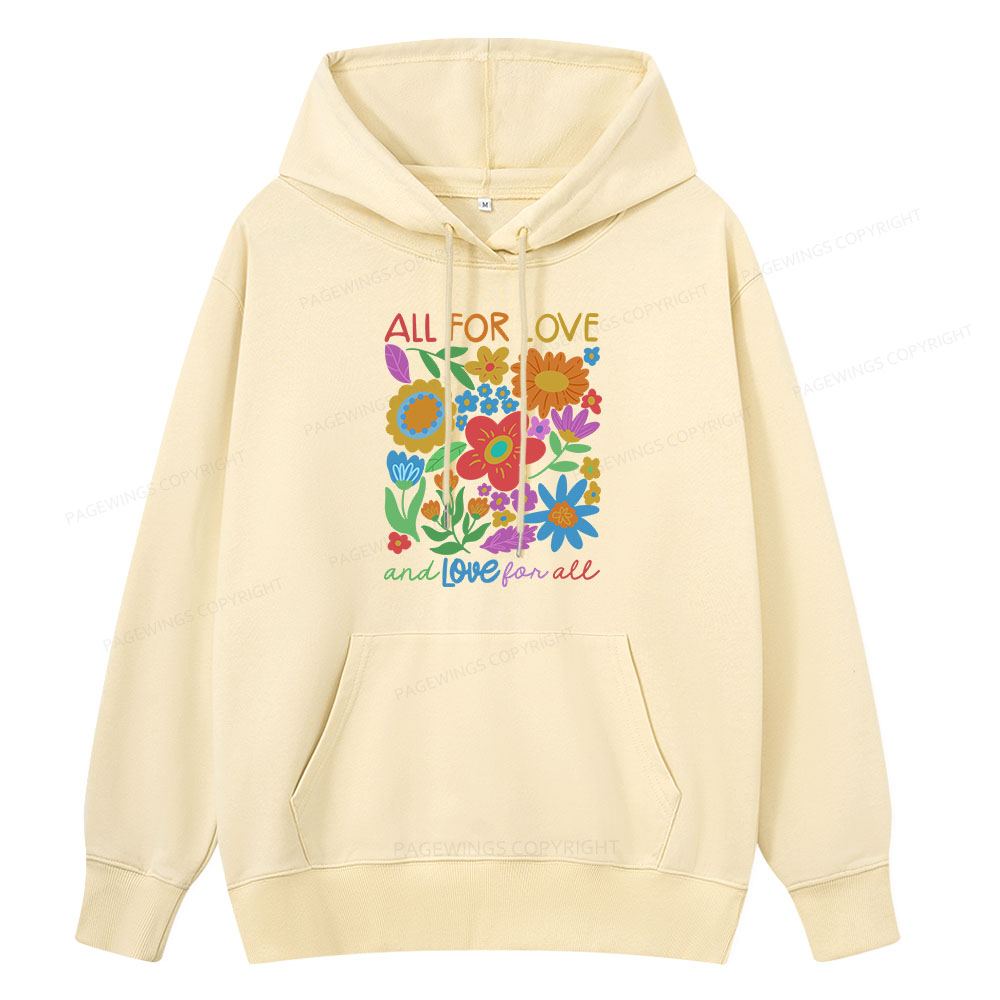 Pagewings All For Love Unisex Classic Hoodie
