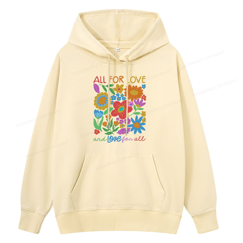 Pagewings All For Love Unisex Classic Hoodie