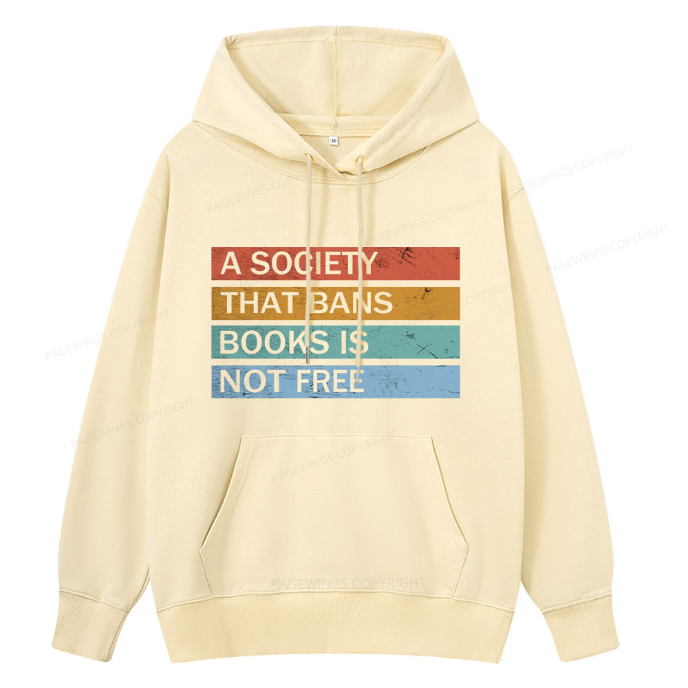 Pagewings Read Banned Books Unisex Classic Hoodie