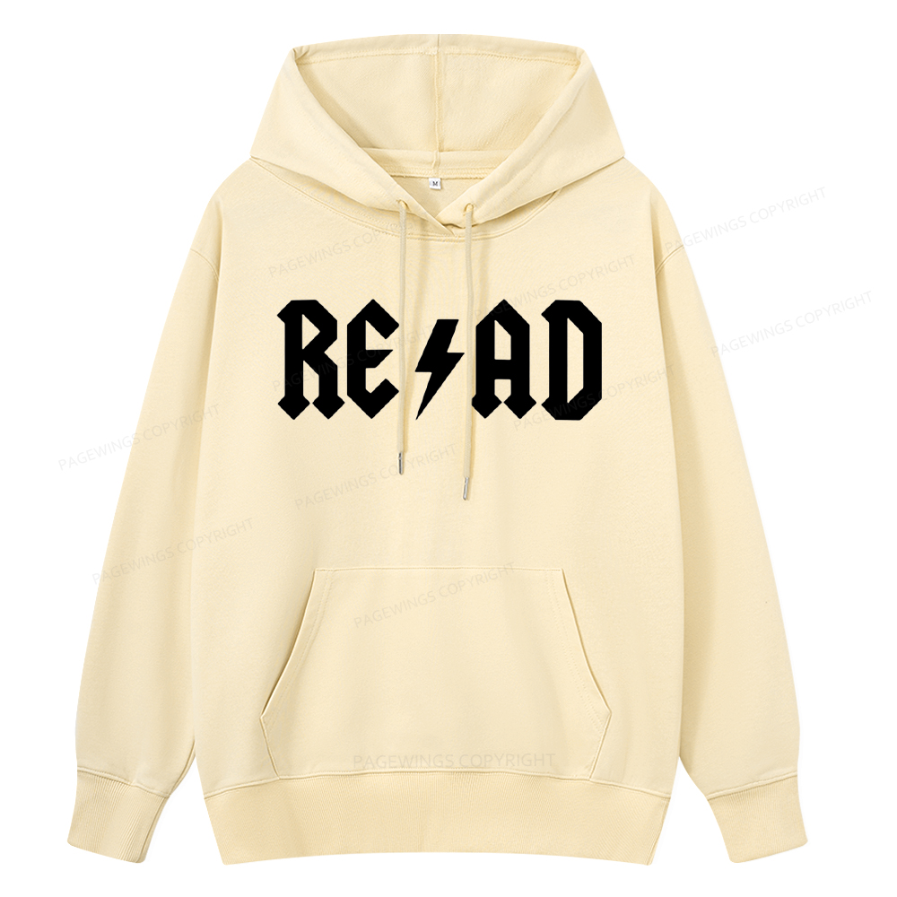 Pagewings Read Back In The Library "rock And Roll Unisex Classic Hoodie
