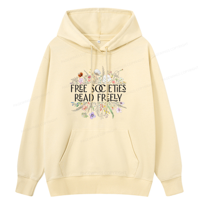 Pagewings Free Societies Read Freely Unisex Classic Hoodie