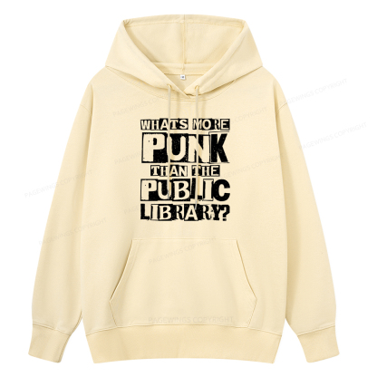Pagewings What‘s More Punk Than the Public Library Unisex Classic Hoodie