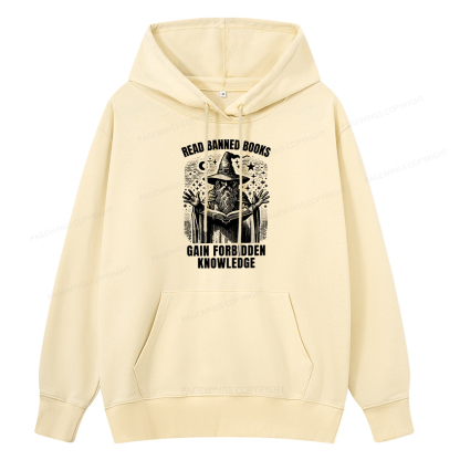 Pagewings Read Banned Books Gain Forbidden Knowledge Unisex Classic Hoodie