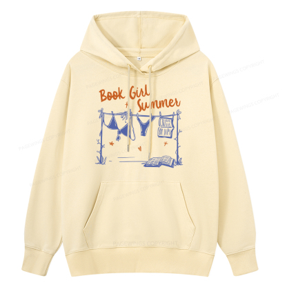 Pagewings Book Girl Summer Bookish Unisex Classic Hoodie