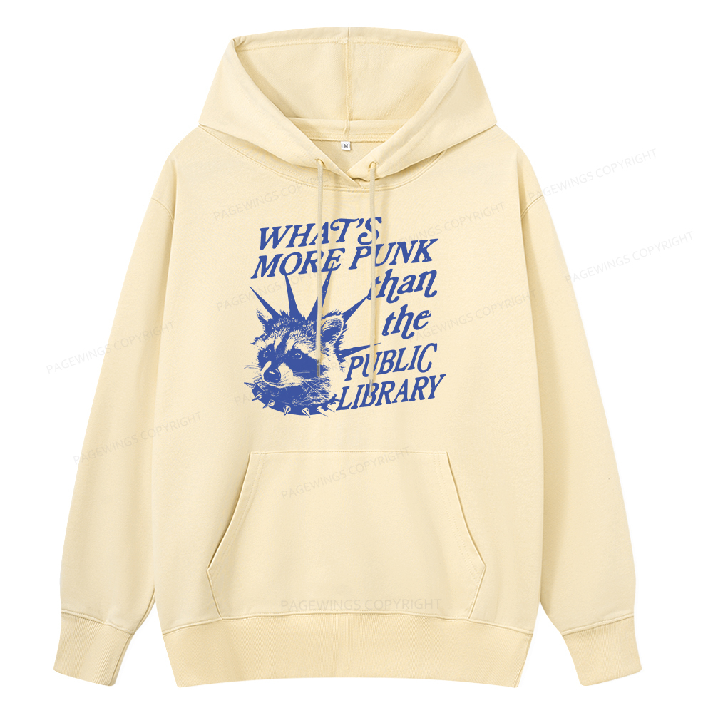 Pagewings What’s More Punk Than The Public Library Unisex Classic Hoodie