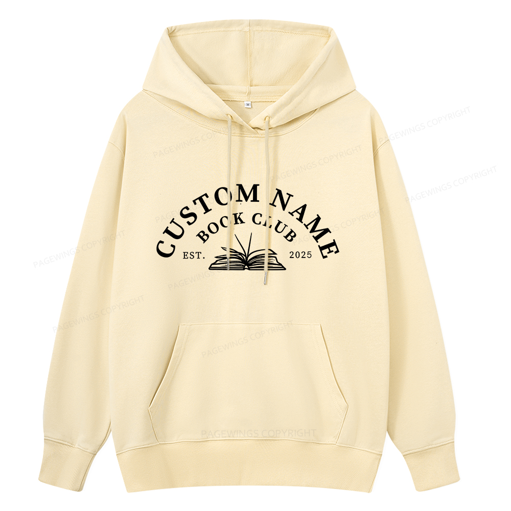 Pagewings Personalized Custom Book Club Unisex Classic Hoodie