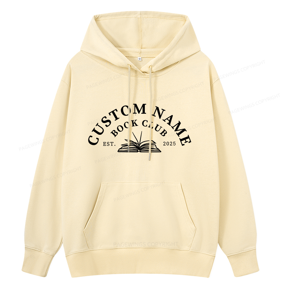 Pagewings Personalized Custom Book Club Unisex Classic Hoodie