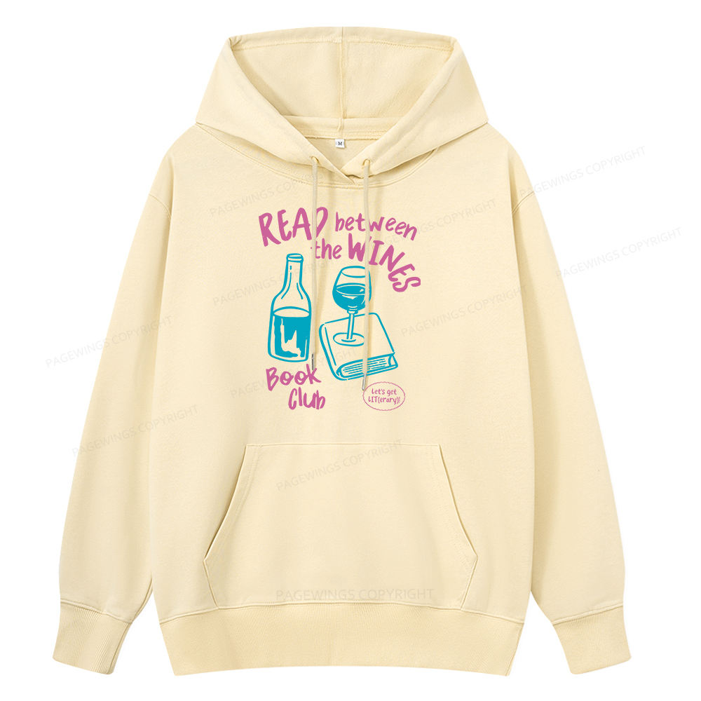 Pagewings Wine Lover Book Club Unisex Classic Hoodie