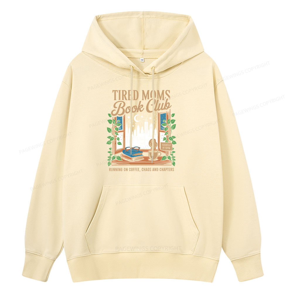 Pagewings Tired Moms Book Club Unisex Classic Hoodie
