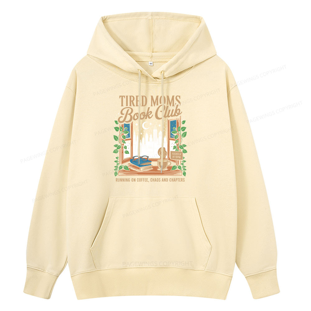 Pagewings Tired Moms Book Club Unisex Classic Hoodie