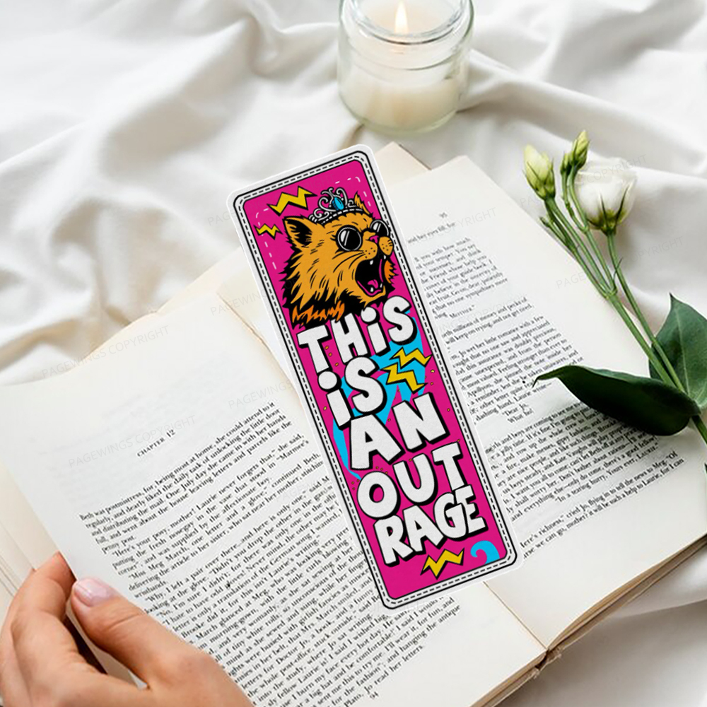Pagewings This Is An Outrage Bookmark