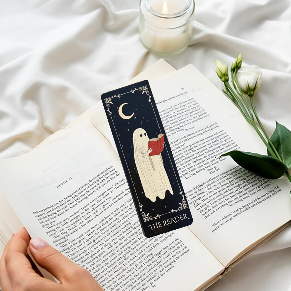 Pagewings The Reader Ghost Bookmark