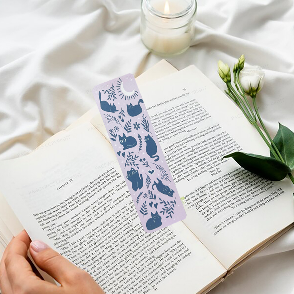 Pagewings Bookish Gift Cat Bookmark