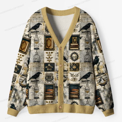 Pagewings Never More Unisex Ugly Cardigan Sweaters