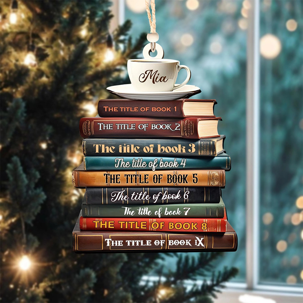 Pagewings Personalized Christmas Book Ornament