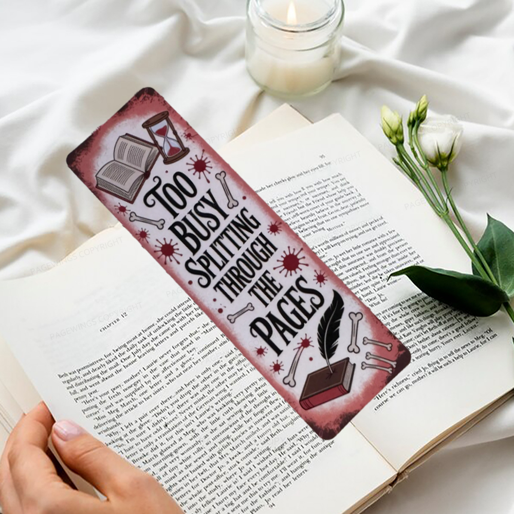 Pagewings Too Busy Splitting Through The Pages Bookmark