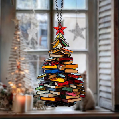 Pagewings Christmas Book Tree Ornament