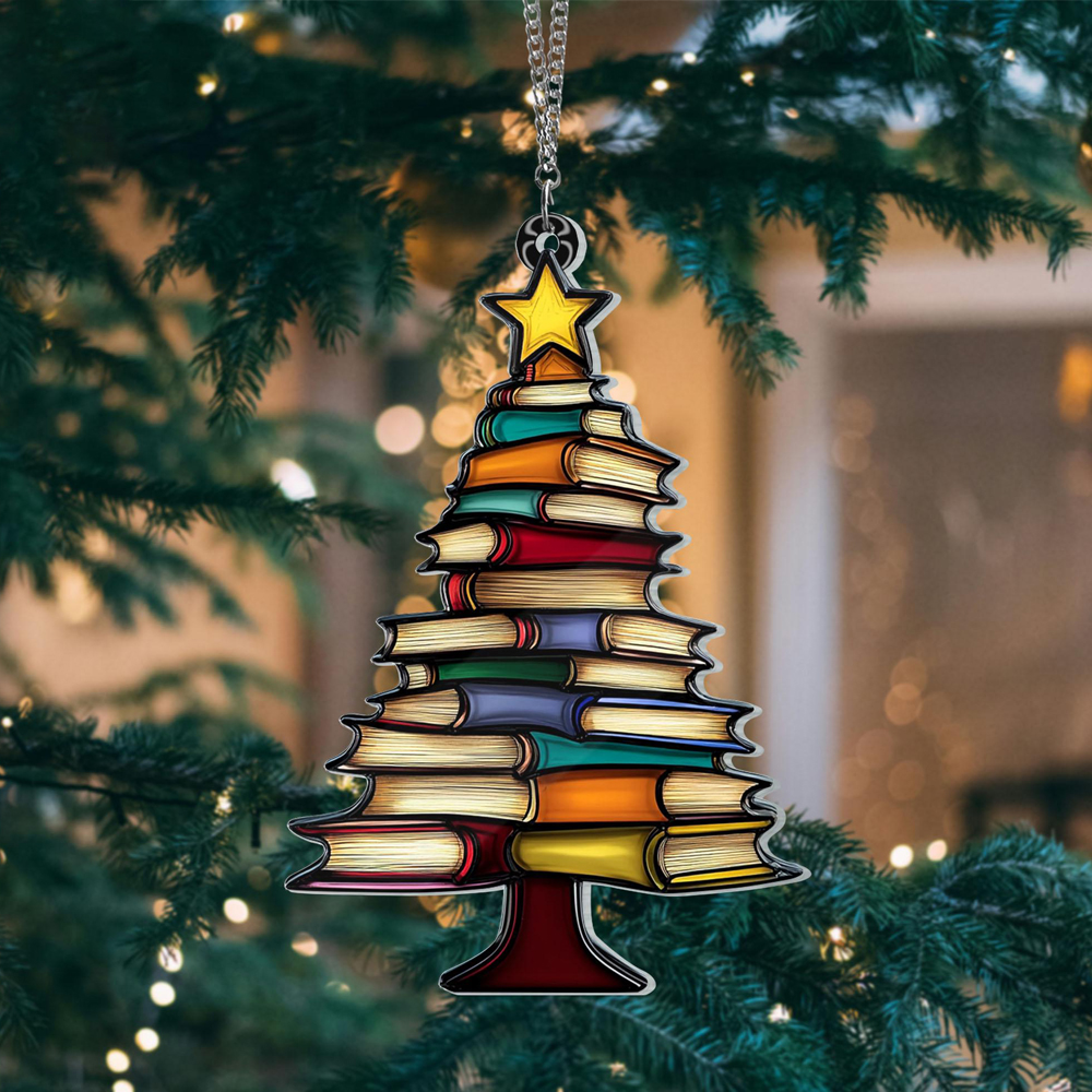 Pagewings Christmas Book Tree Ornament