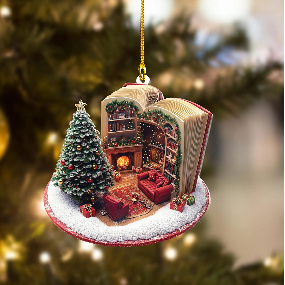 Pagewings Cozy Christmas Vibe Ornament