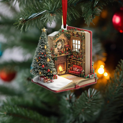 Pagewings Cozy Christmas Vibe Ornament