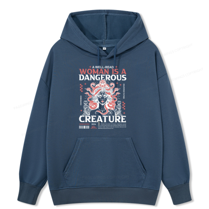 Pagewings  A Well-Read Woman is A Dangerous Creature Unisex Classic Hoodie